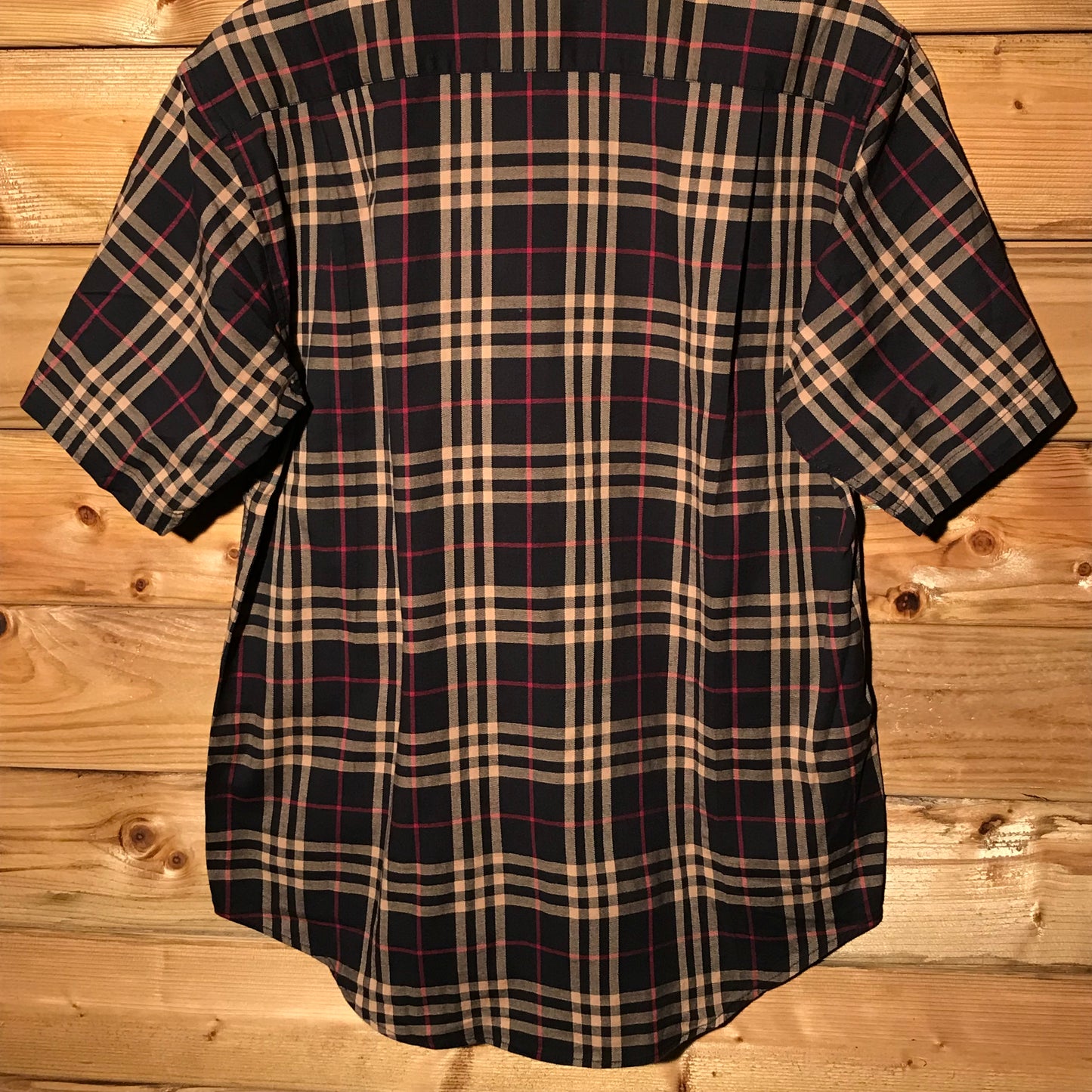 Burberry Nova Check Pattern short sleeve button up shirt