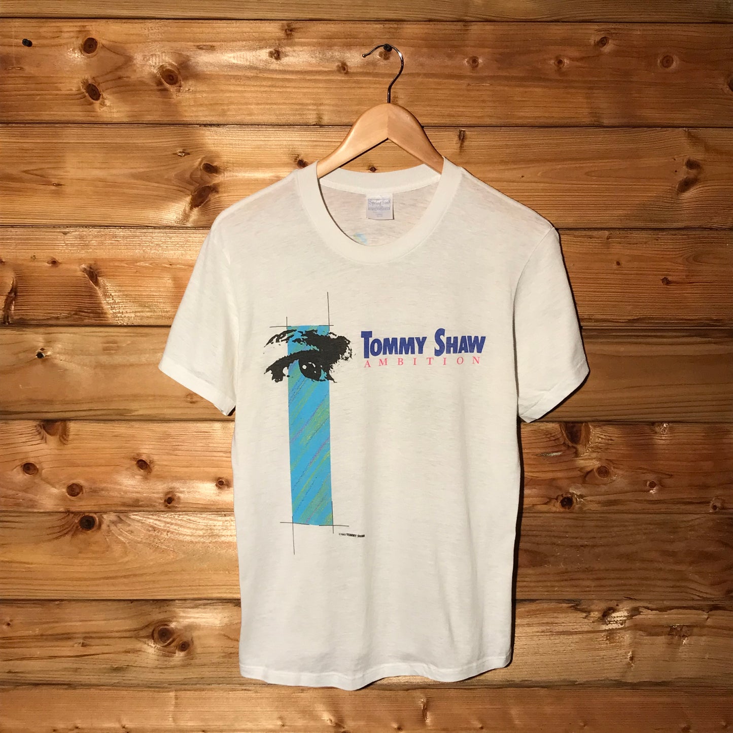 1987 Tommy Shaw Ambition USA Tour t shirt