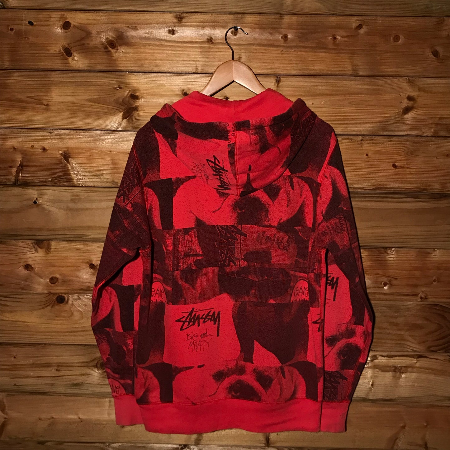 Stüssy Big And Meaty Mike Miller Photo Collage AOP zip up hoodie