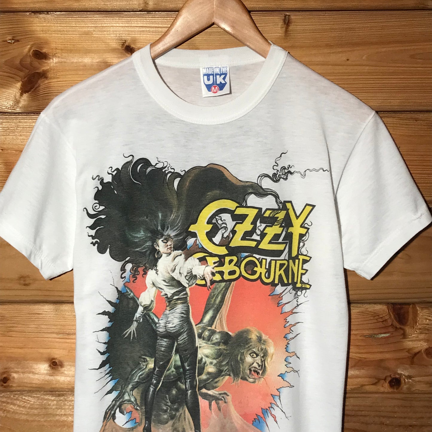 1988 Ozzy Osbourne The Ultimate Sin UK Tour t shirt