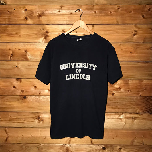 University Of Lincoln Spellout t shirt