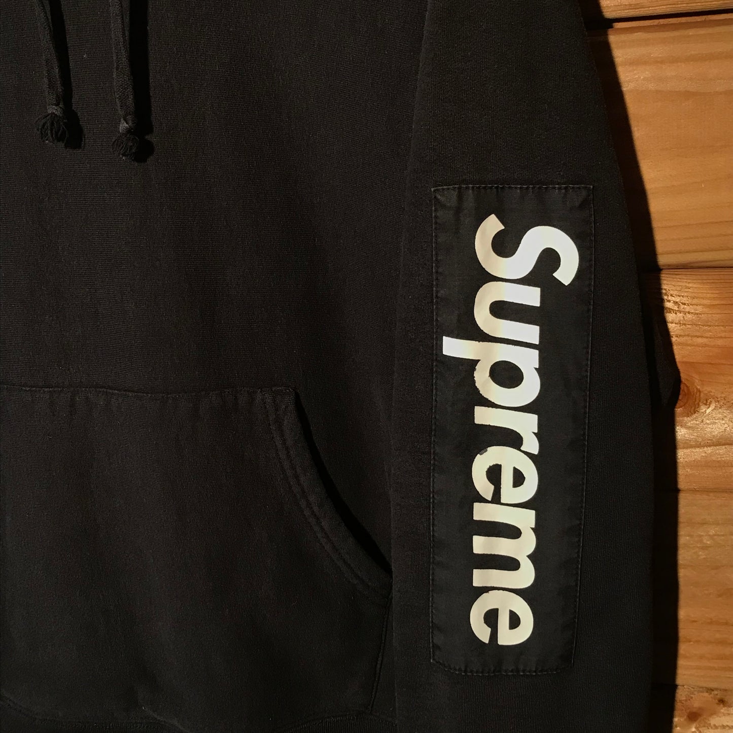 Supreme Sleeve Patch Box Logo hoodie