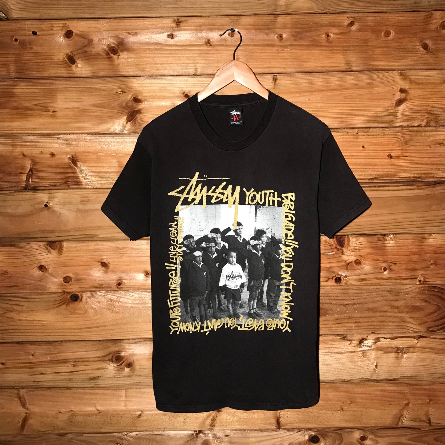 Stüssy Tribe Exclusive Youth Brigade Photo t shirt