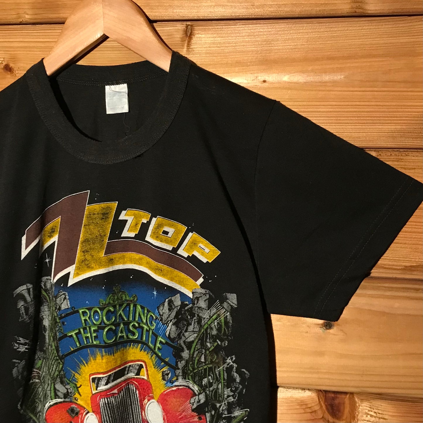 1985 ZZ Top Rocking The Castle Concert t shirt