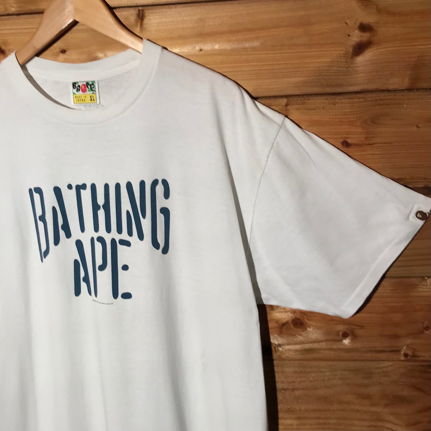 2008 Bape, A Bathing Ape Arc Centre Spellout t shirt