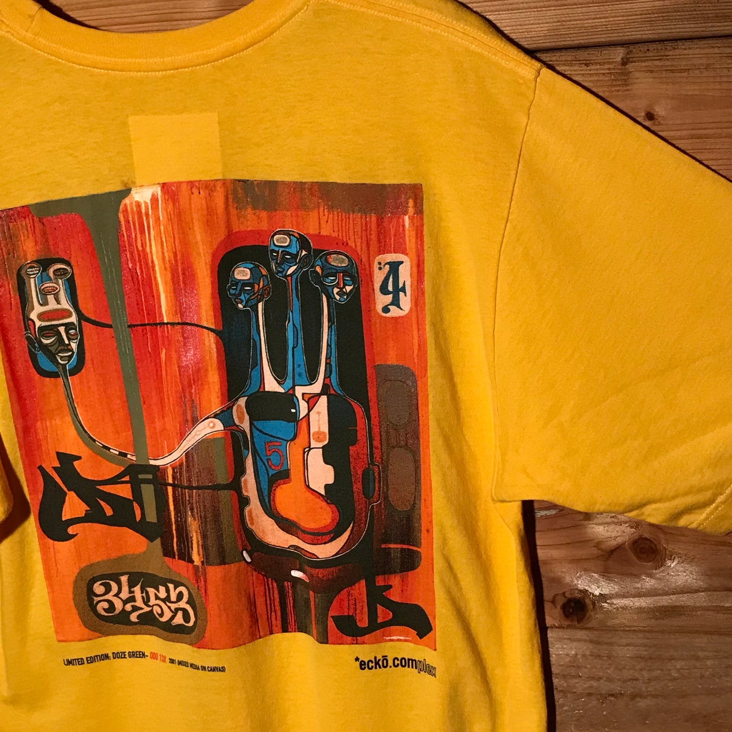 2001 Ecko Complex x Doze Green 0DD 13X Art t shirt