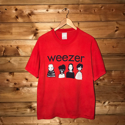 2000 Weezer Cartoon Band t shirt