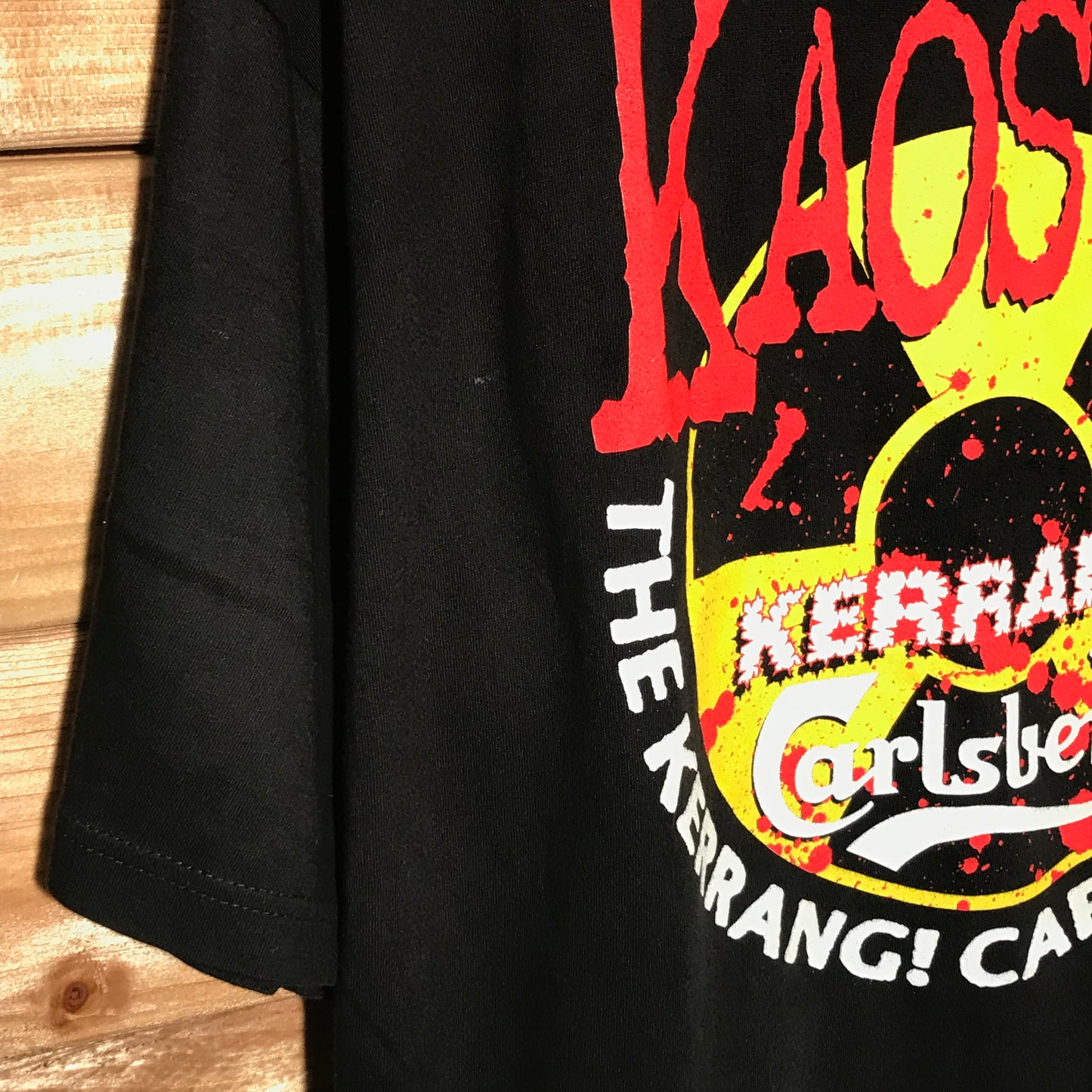 1995 Kerrang Carslberg Kaos Tour t shirt