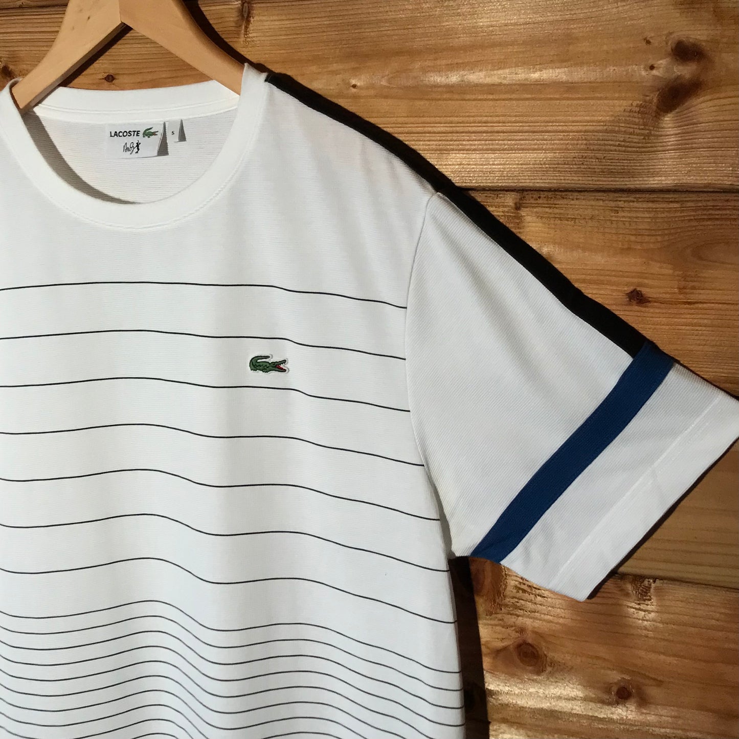 Lacoste x Andy Roddick Striped t shirt