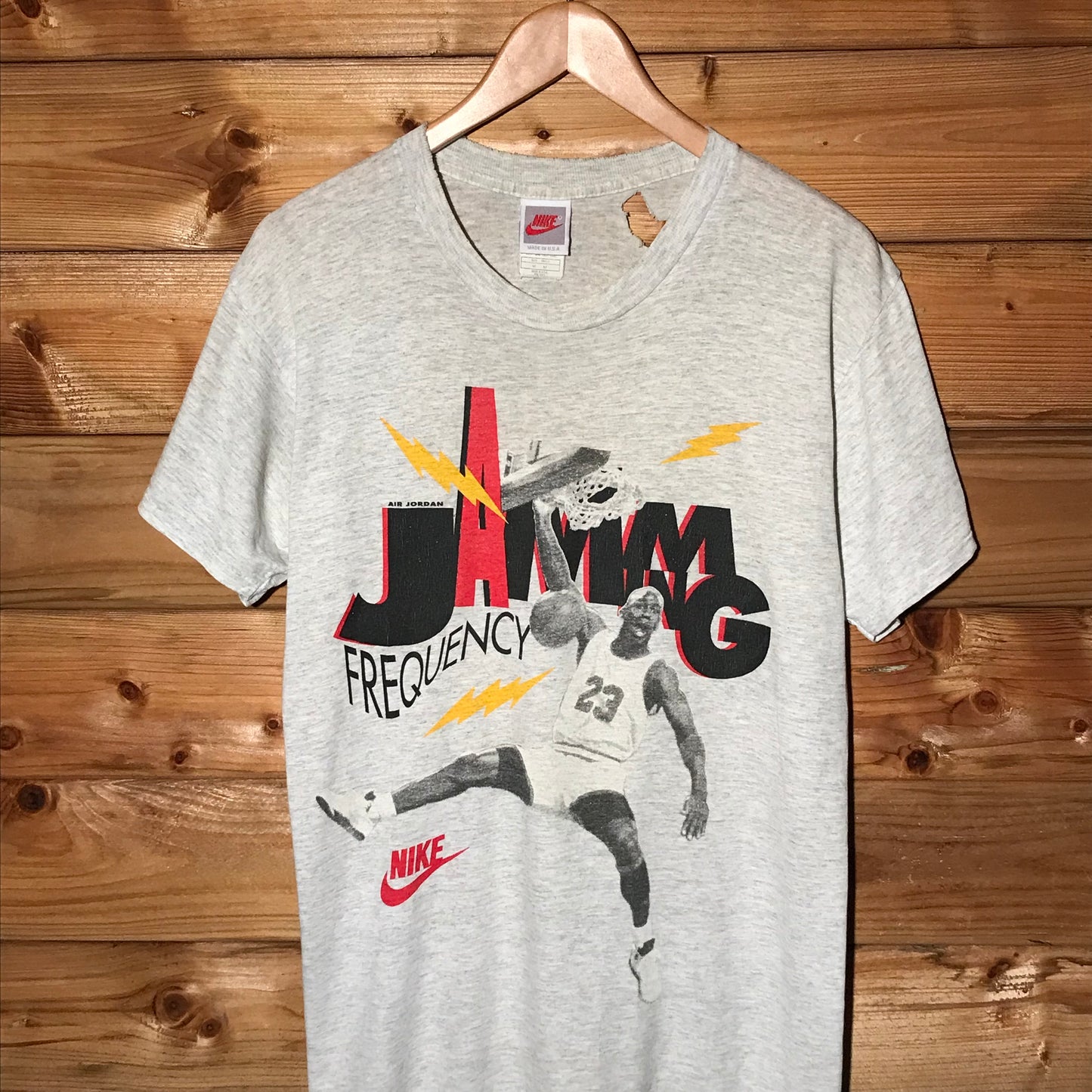 90s Nike Air Jordan Jamming Frequency Live On The Air t shirt