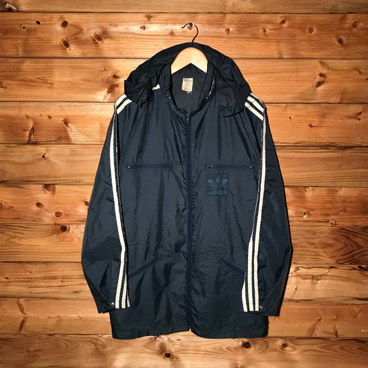 80s Adidas Boomgaarden Striped windbreaker jacket