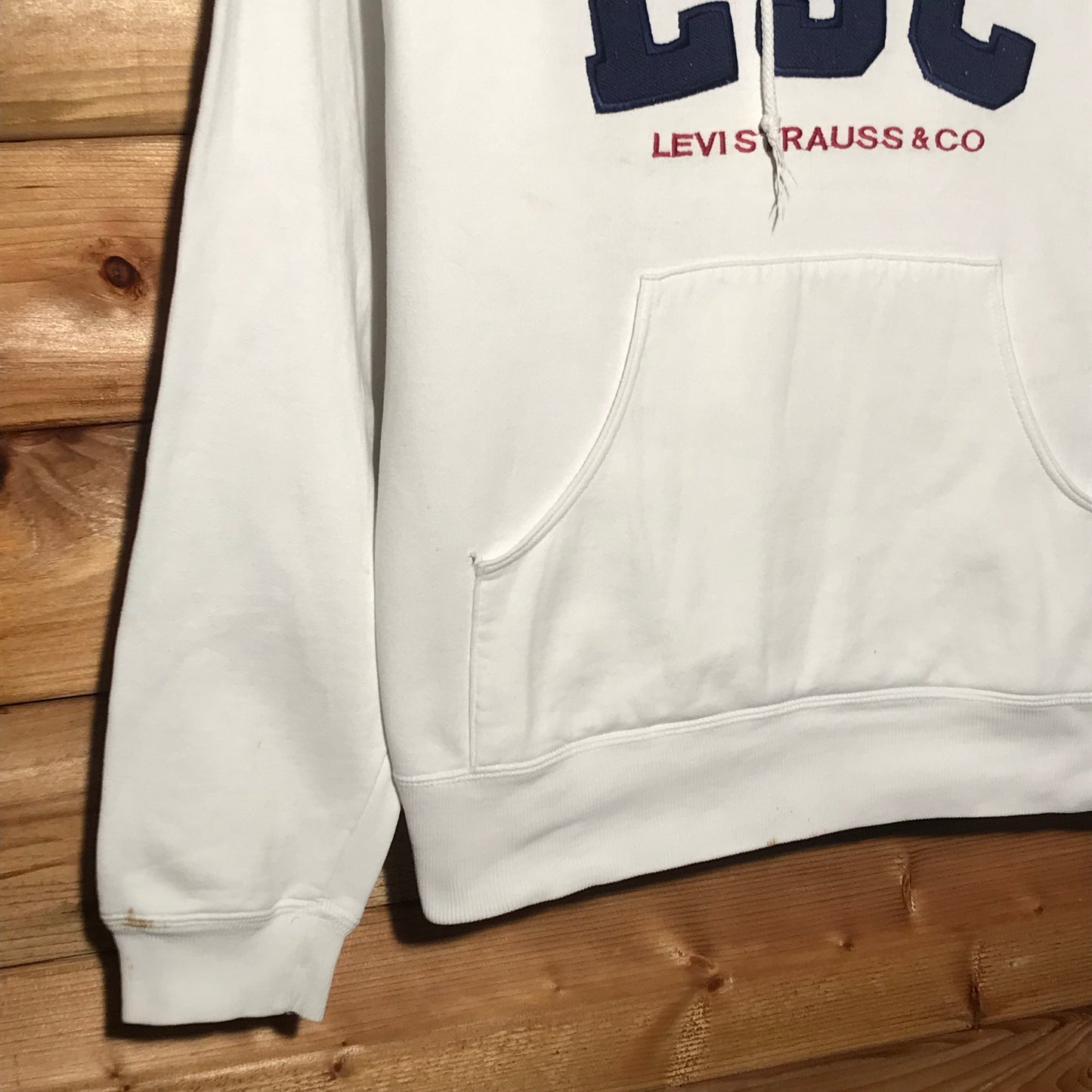 90s Levis LSC Arc Spellout hoodie