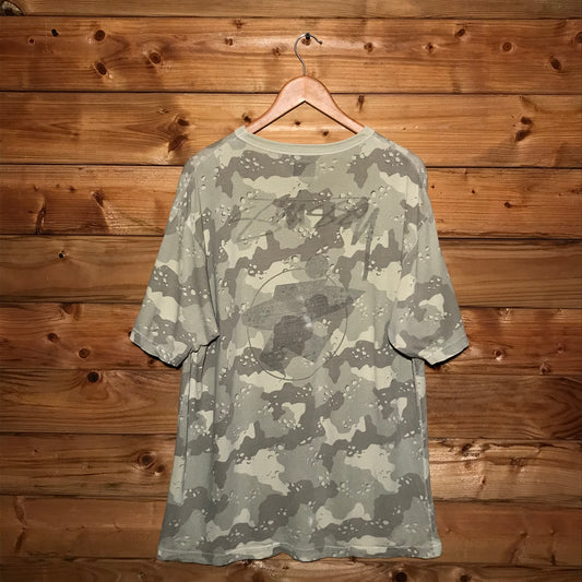 Stüssy Surfman Logo Desert Camo AOP t shirt