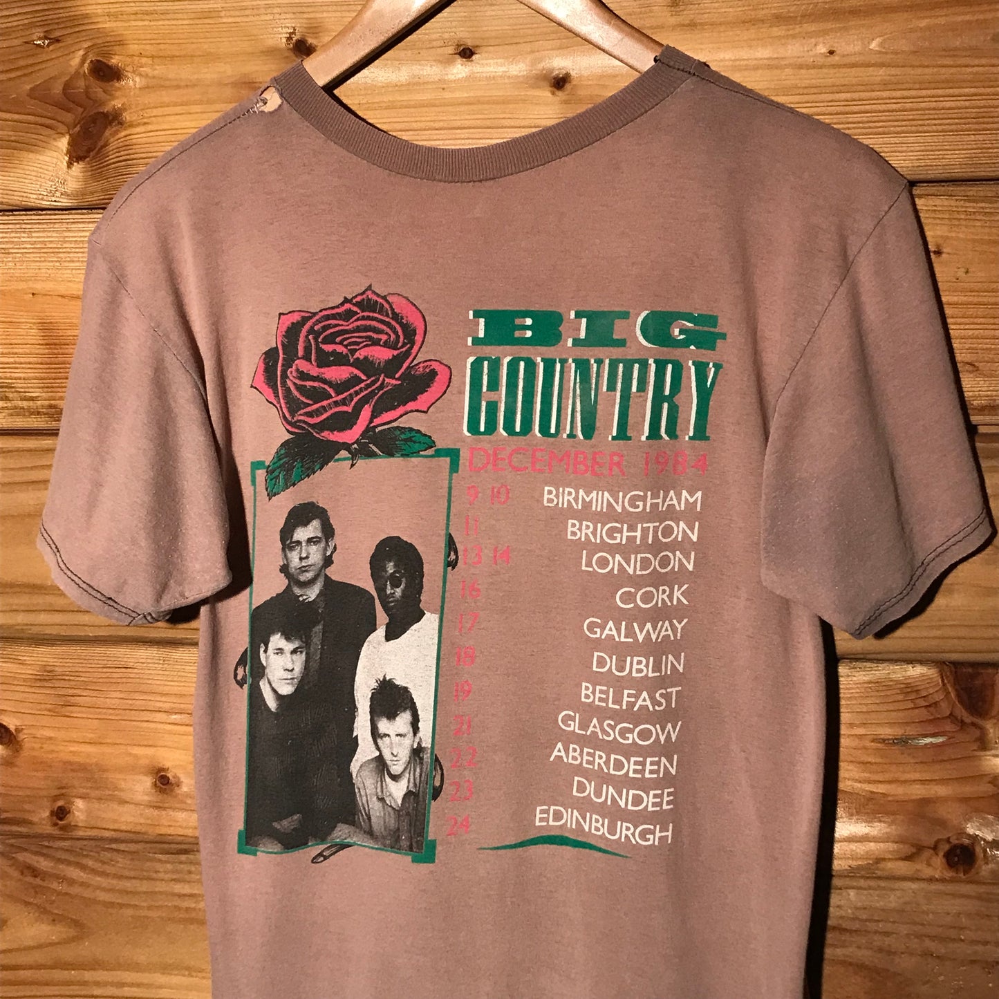 1984 Big Country Dreamtime UK Tour t shirt