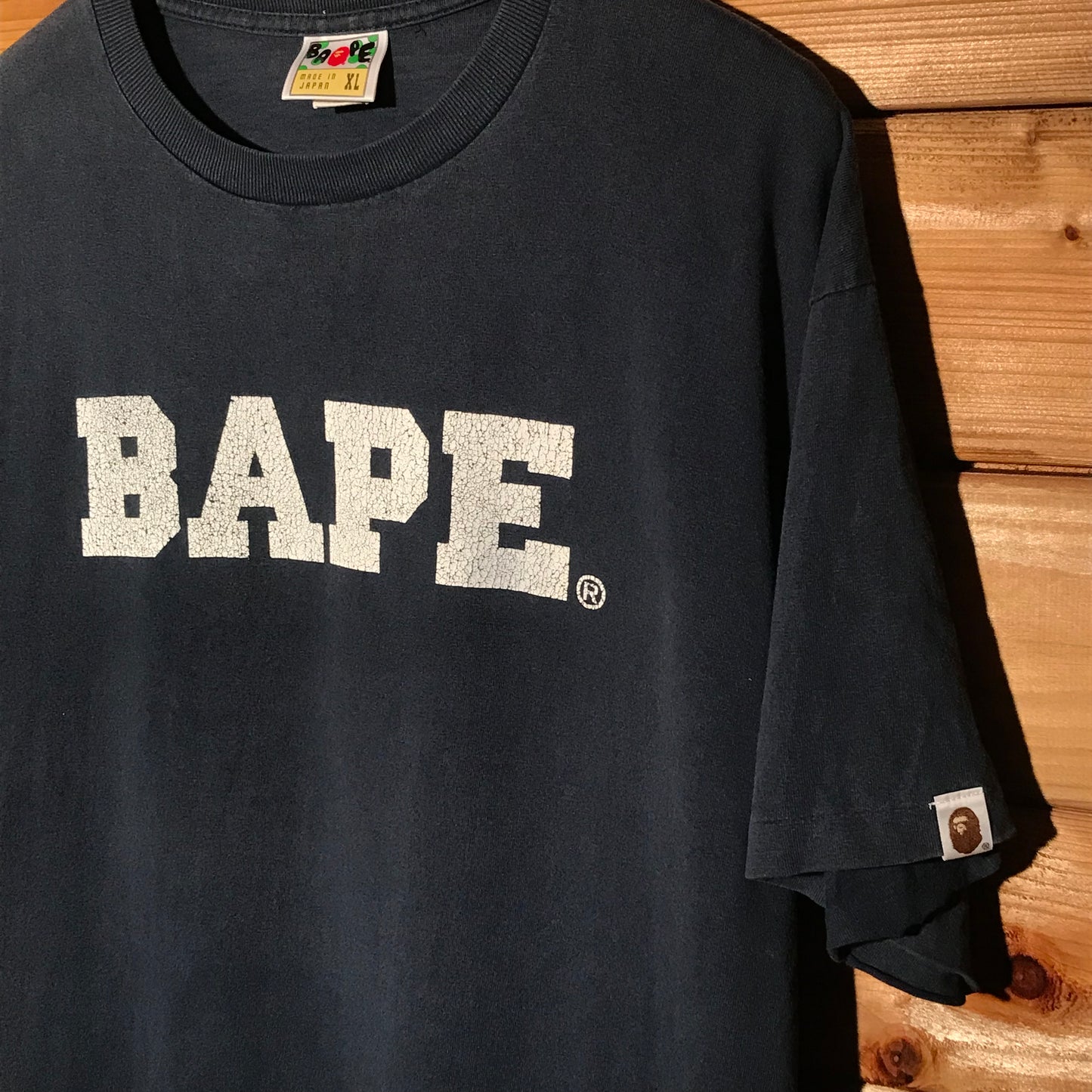 Bape, A Bathing Ape Block Spellout t shirt