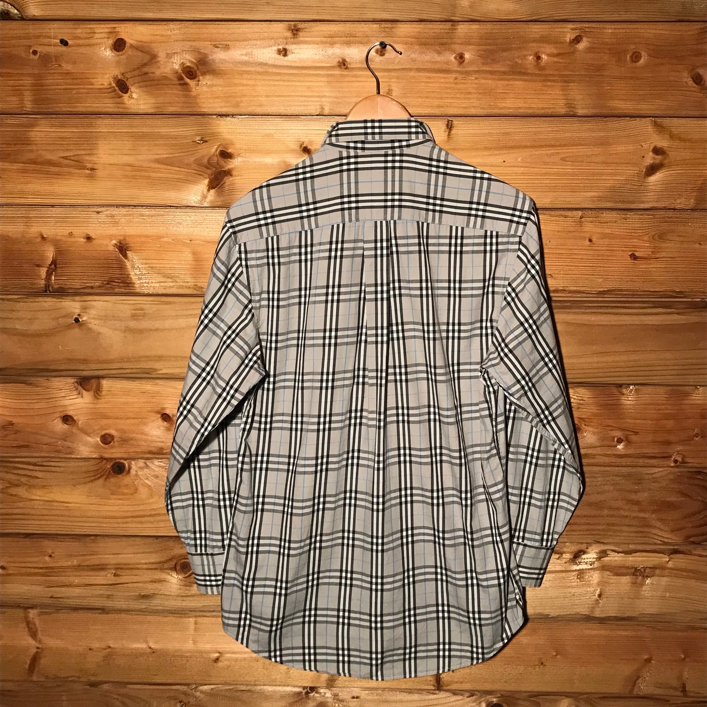 Burberry Nova Check Pattern long sleeve button up shirt