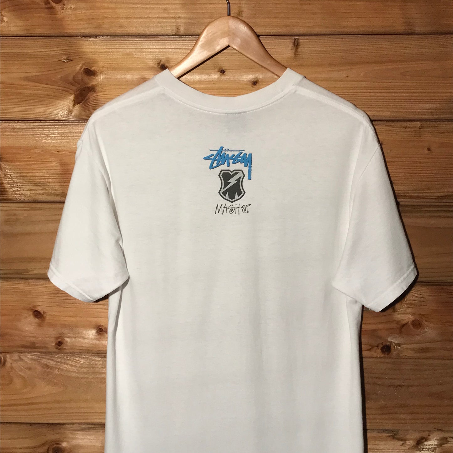 2007 Stüssy x Mash SF Old School Respect t shirt