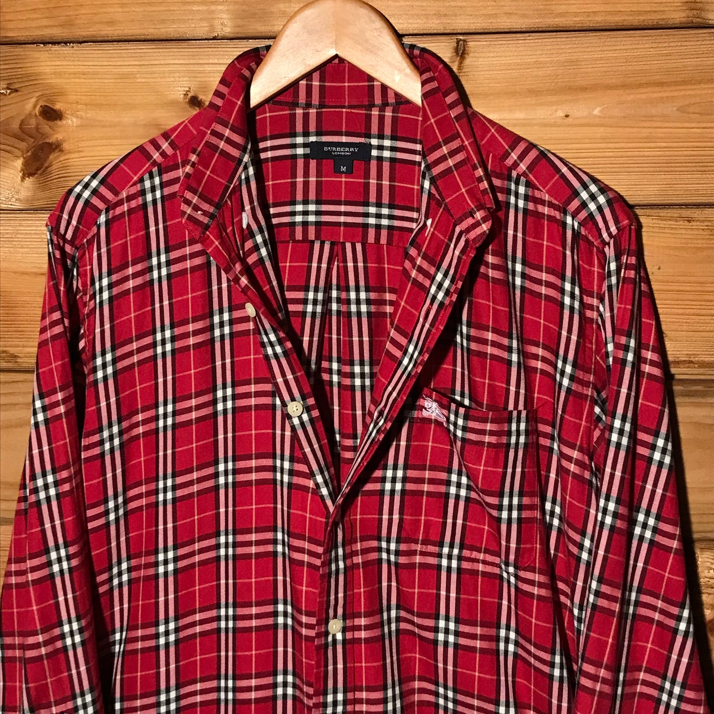 Burberry Nova Check Pattern long sleeve button up shirt