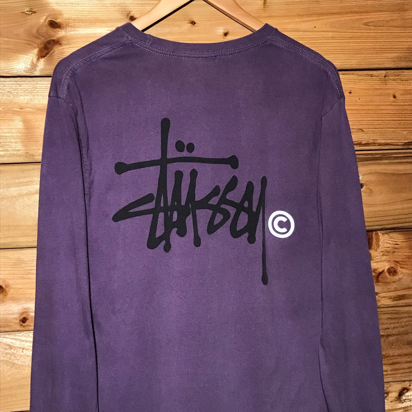 Stüssy Classic Double Script Spellout long sleeve t shirt