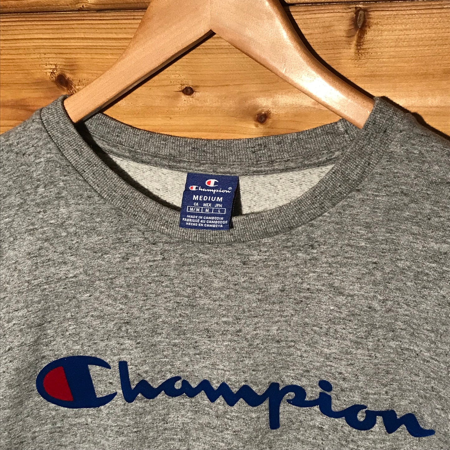 Champion Erkek Centre Spellout sweatshirt