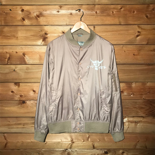 Stüssy x Futura Skullacon bomber jacket