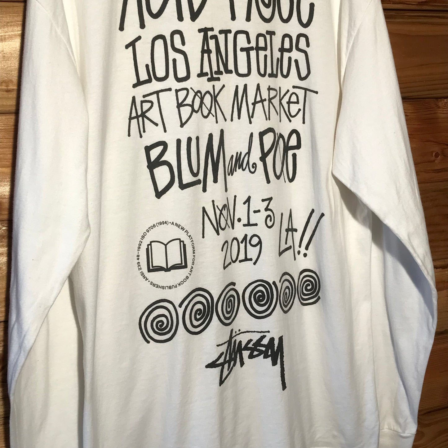 2019 Stüssy Acid-Free Art Book Market long sleeve t shirt