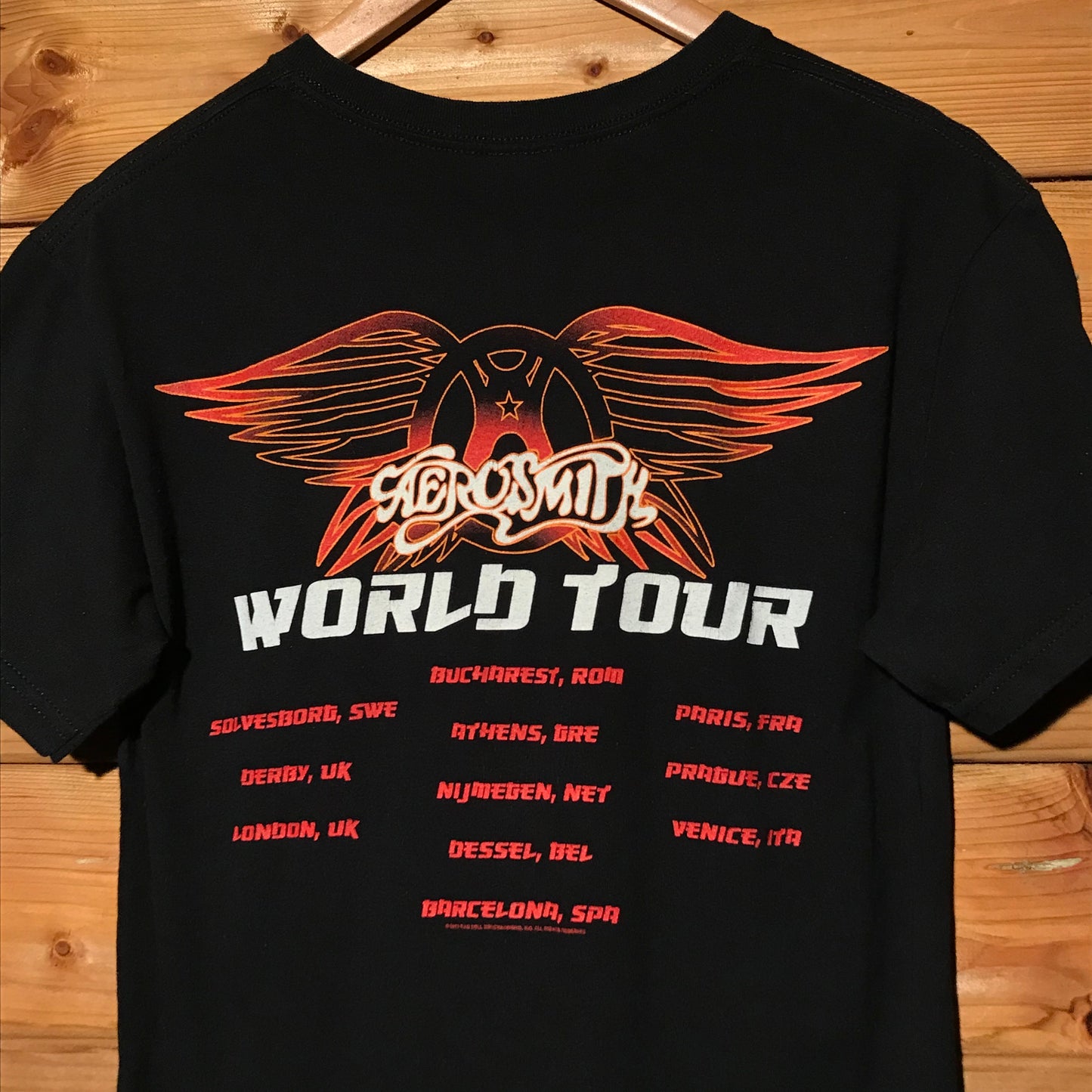 2010 Aerosmith Cocked, Locked, Ready To Rock World Tour t shirt