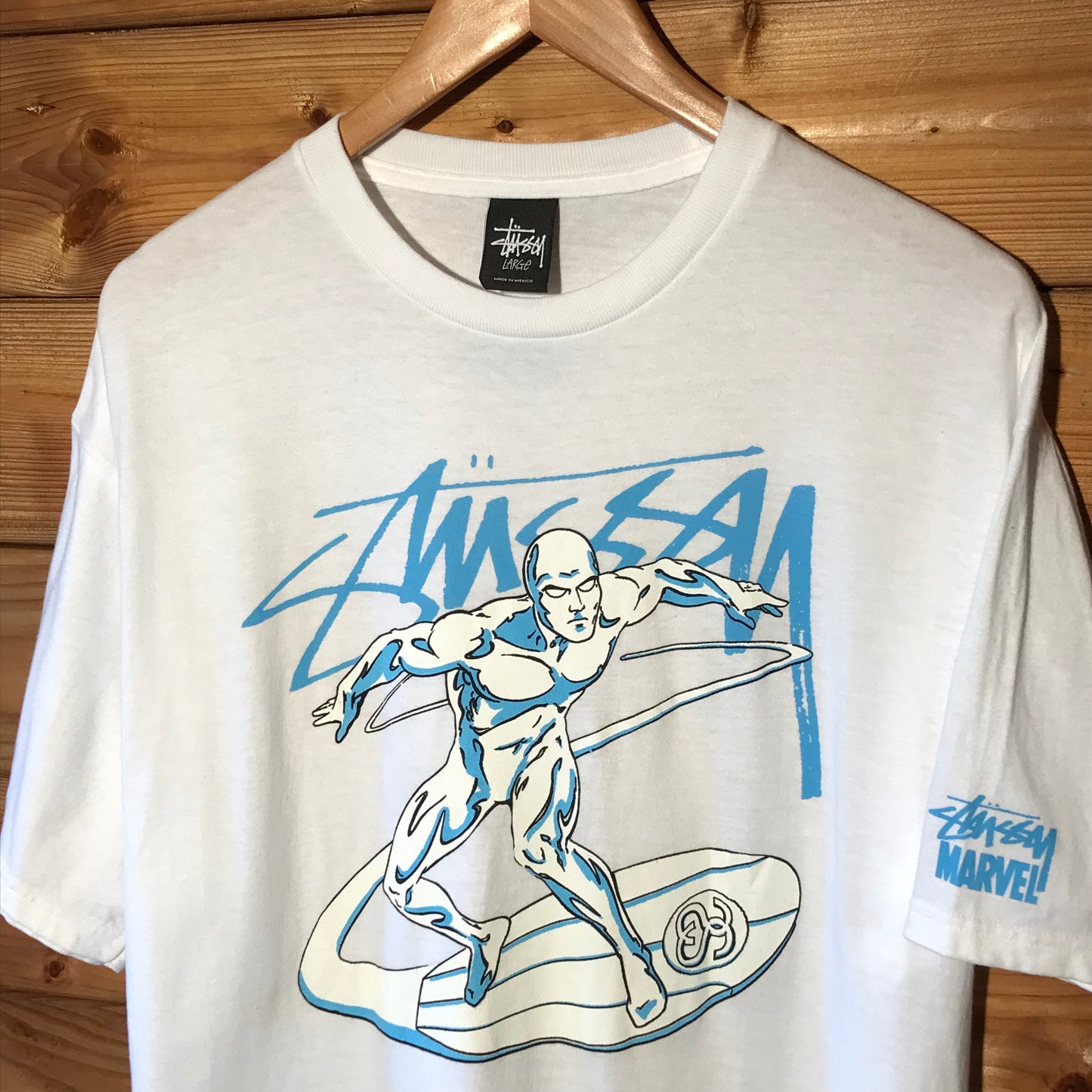 2011 Stüssy x Marvel Silver Surfer t shirt