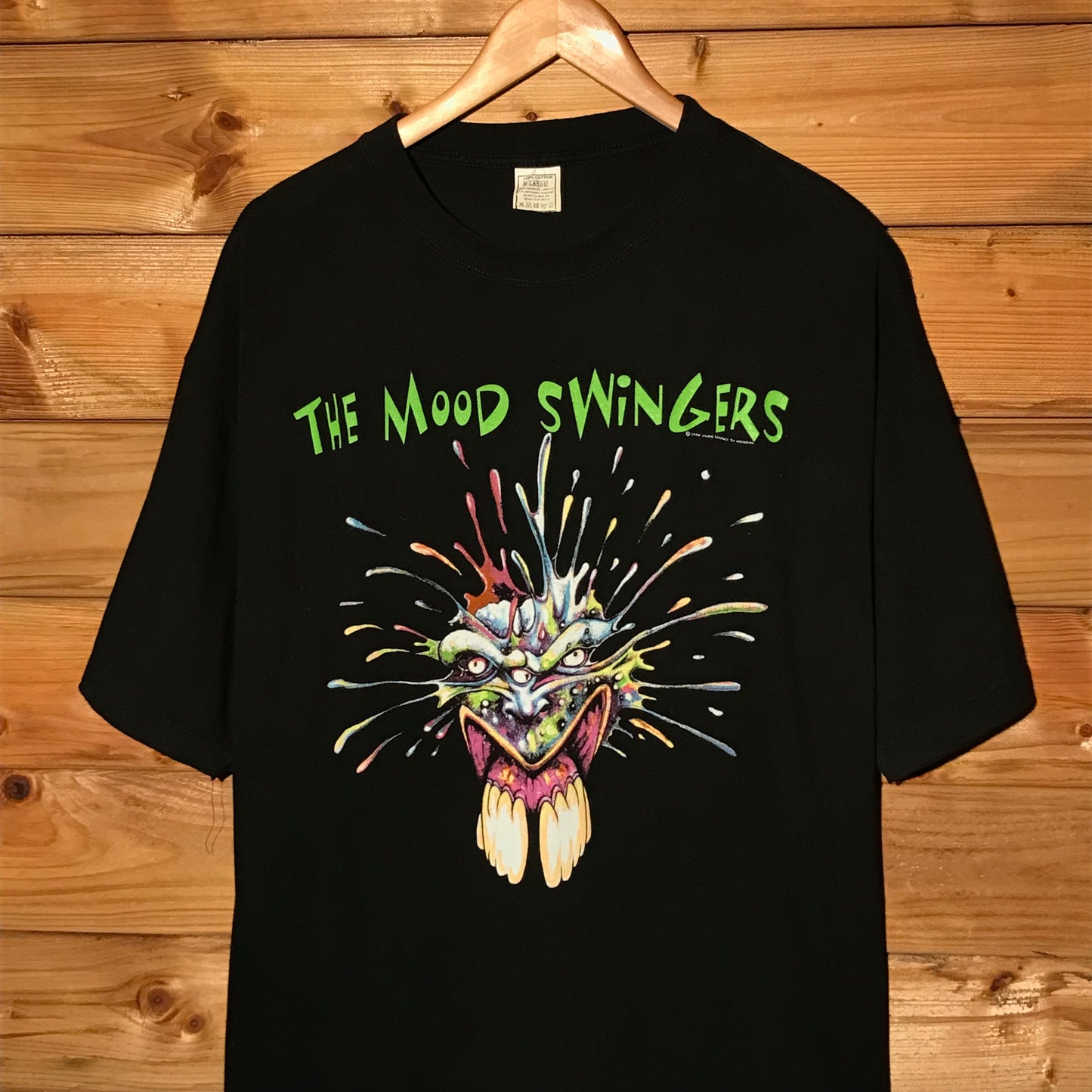 1996 The Wildhearts Mood Swingers Secret Gig Concert t shirt