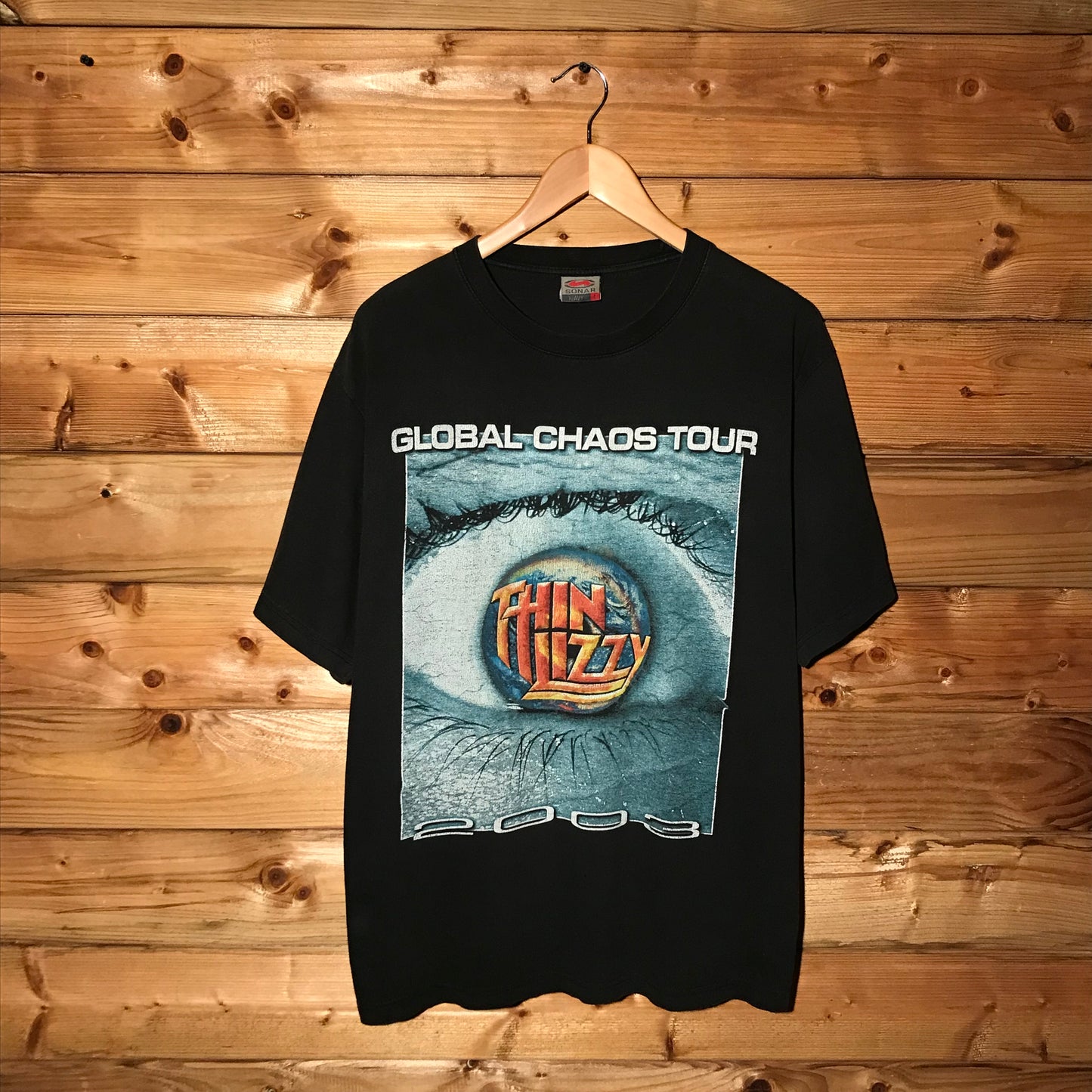 2003 Thin Lizzy Global Chaos World Tour t shirt