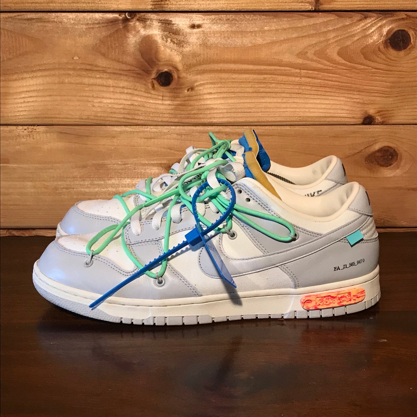 2021 Nike x Off White Dunk Low Lot 26