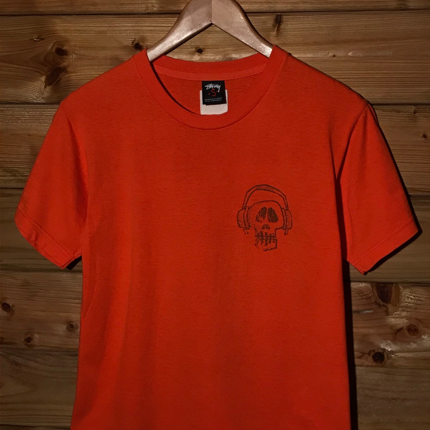 2007 Stüssy x Neroli x Minotaur Headphone Skull t shirt