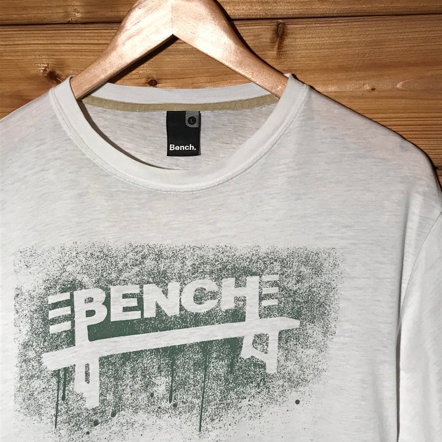 Bench Hand Crafted Bench Spellout t shirt