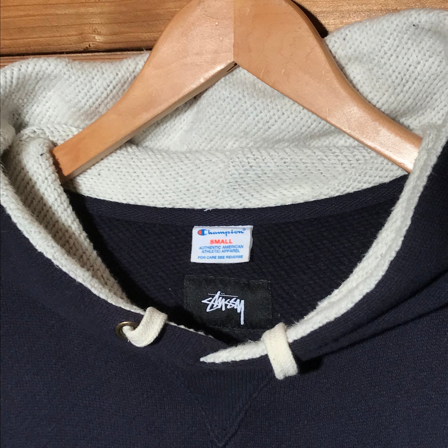 Stüssy x Champion Tonal Script hoodie