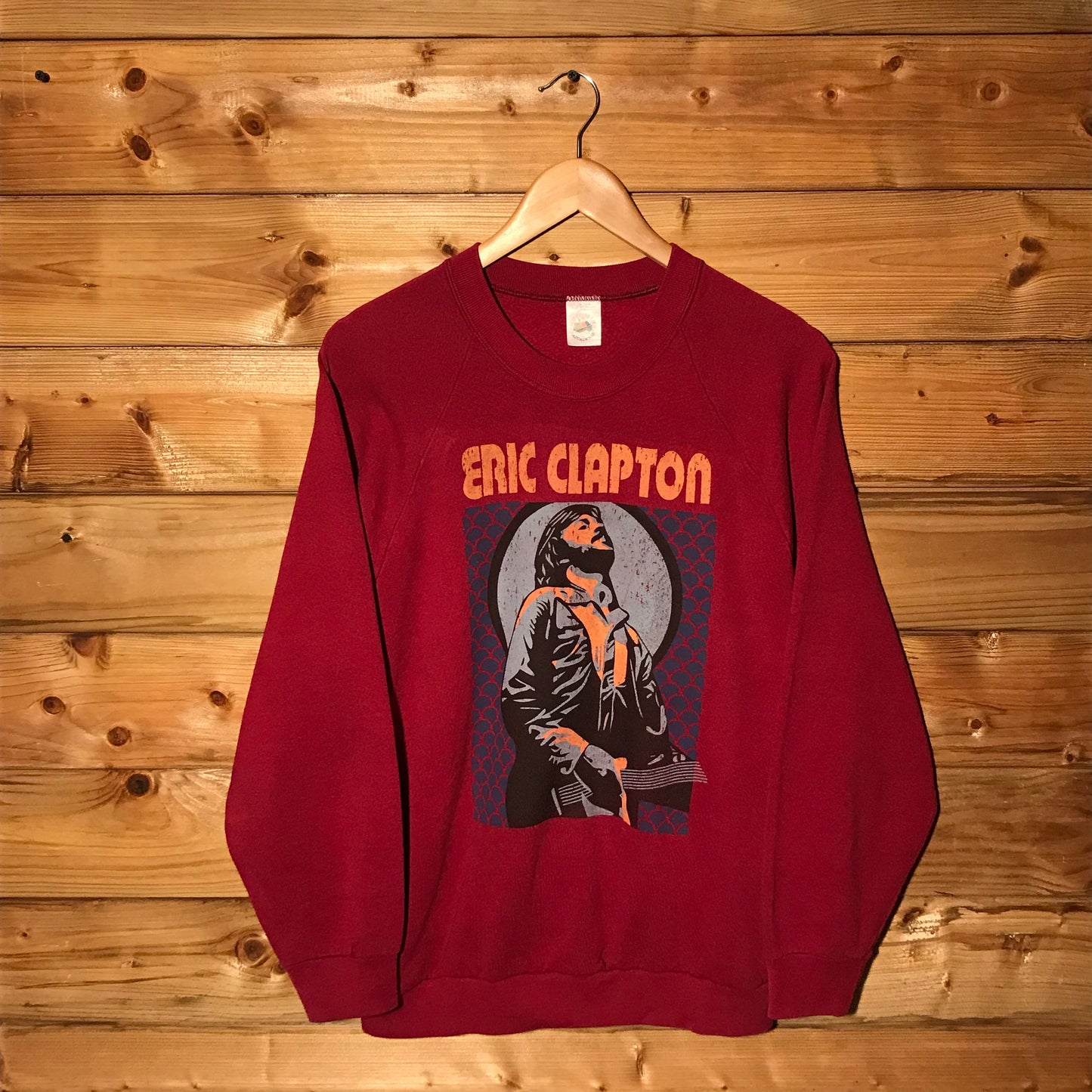 90s Eric Clapton Photo Graphic sweatshirt