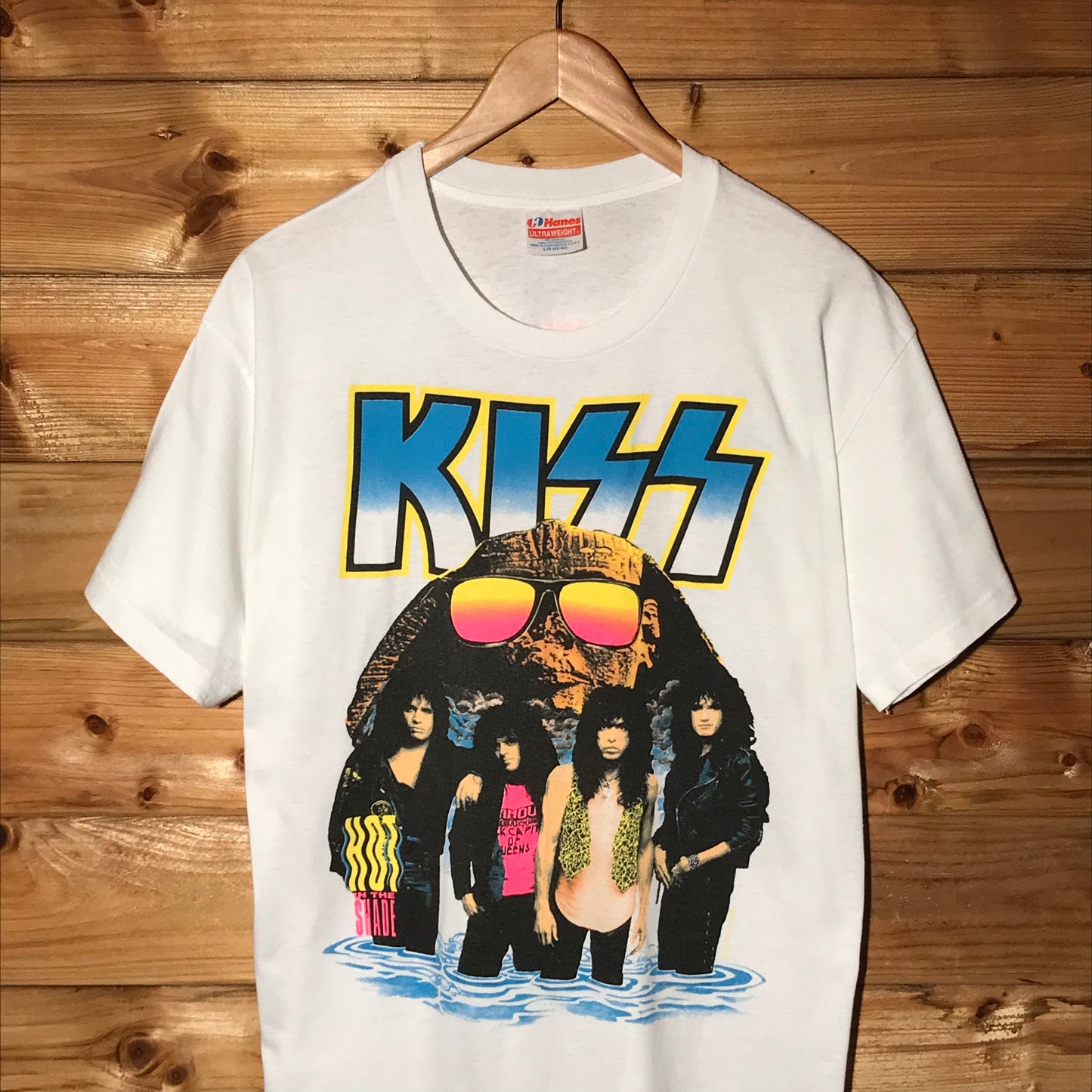 1990 Kiss Hot in The Shade World Tour t shirt