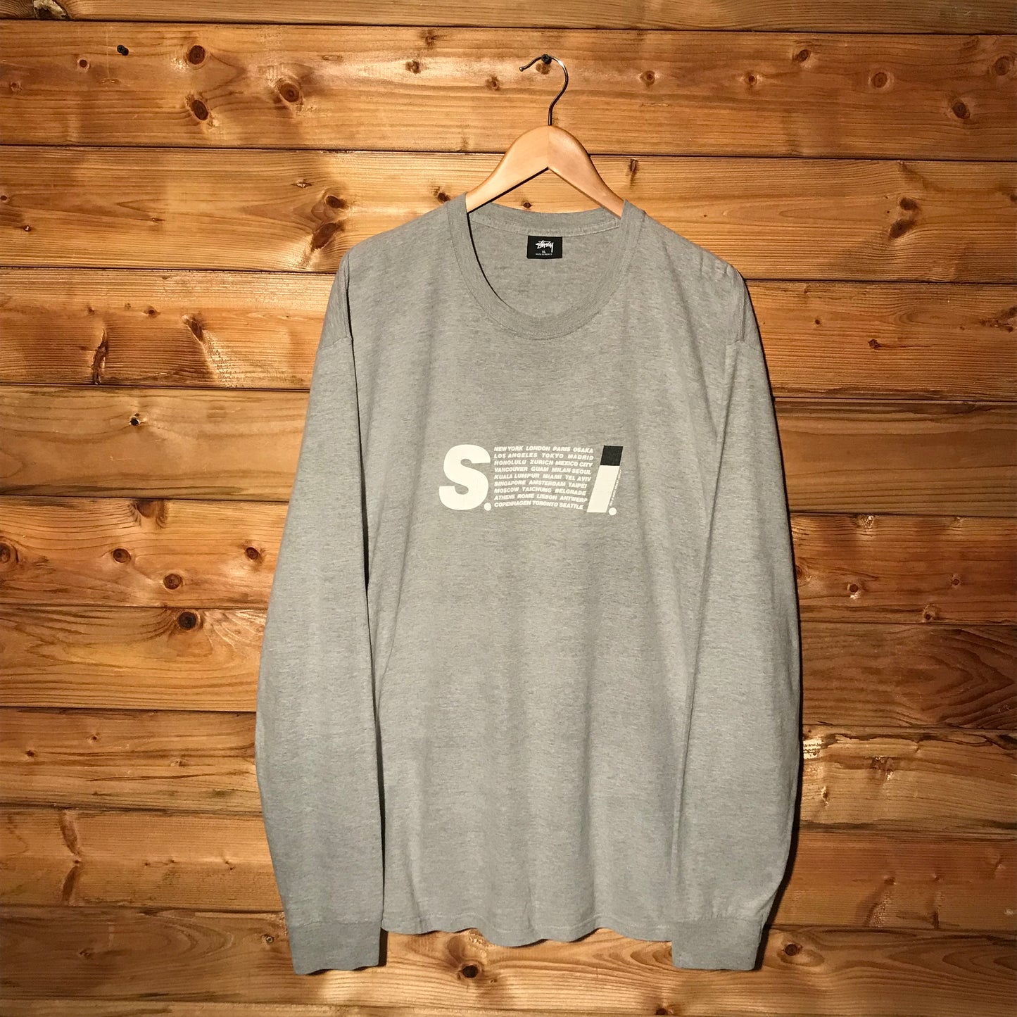 2019 Stüssy Issey Miyake Parody long sleeve t shirt