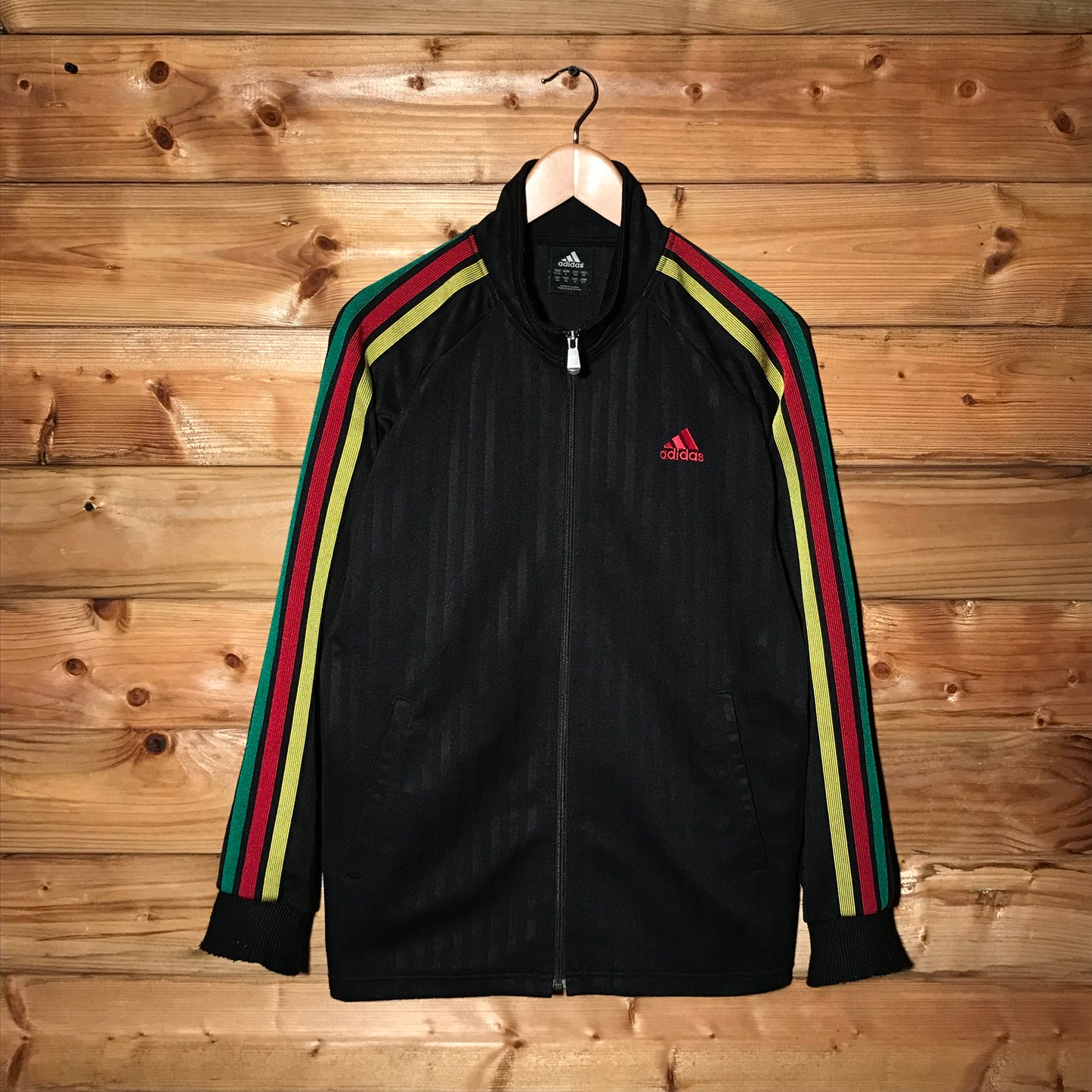 Adidas Rasta Striped track jacket