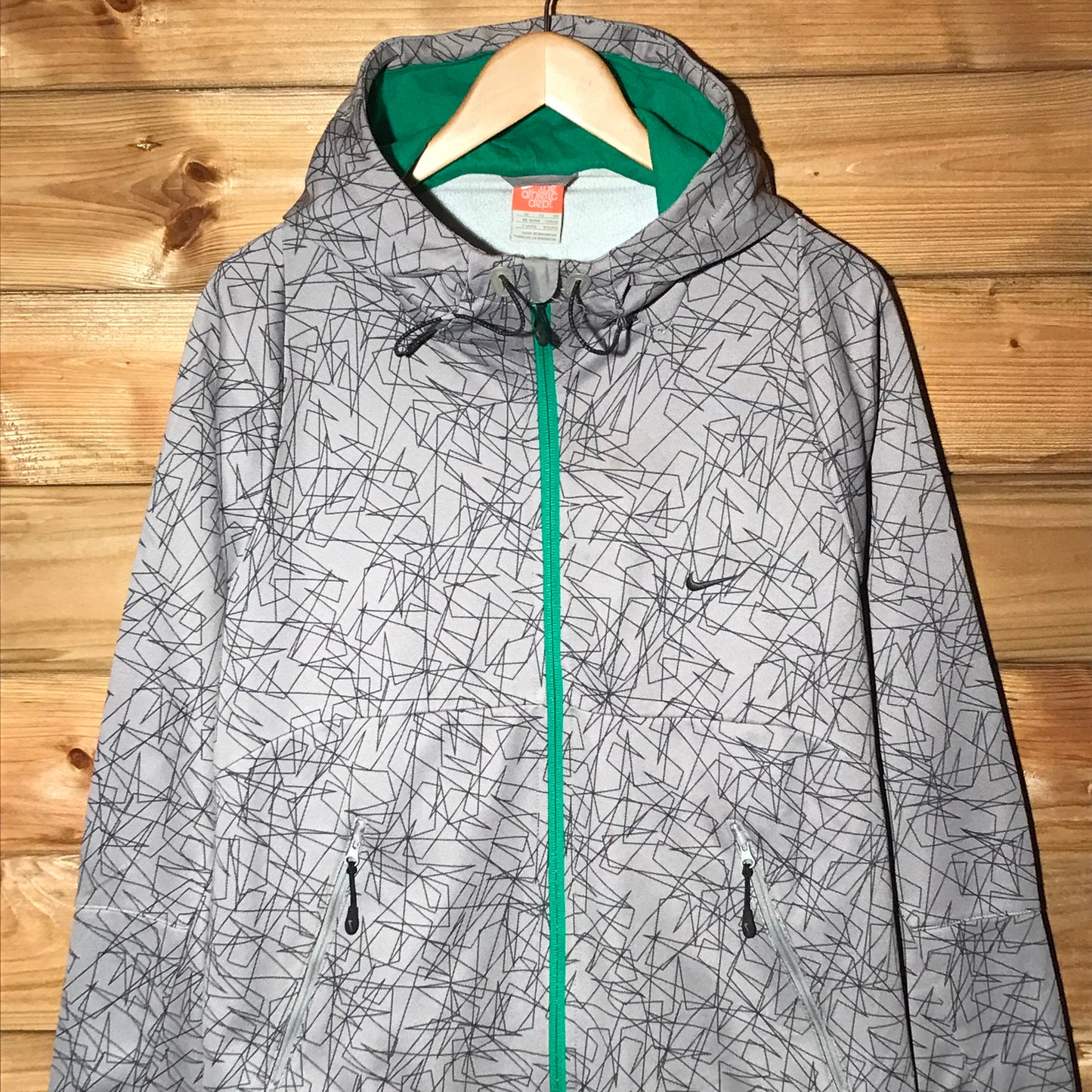 2009 Nike Ath Dept N AOP zip up hoodie