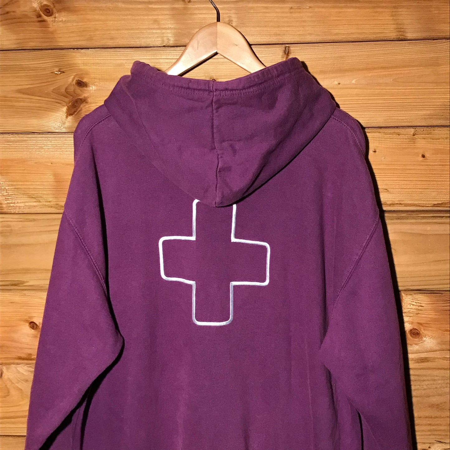 Places + Faces Centre Spellout hoodie