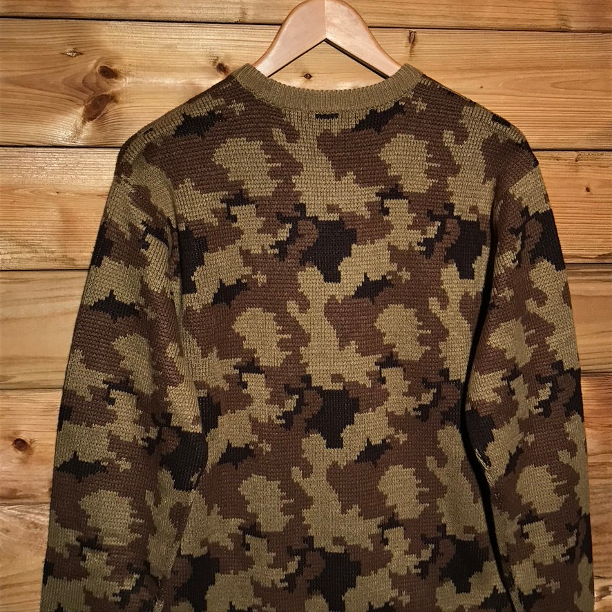 2016 Supreme Digi Camouflage knit sweatshirt