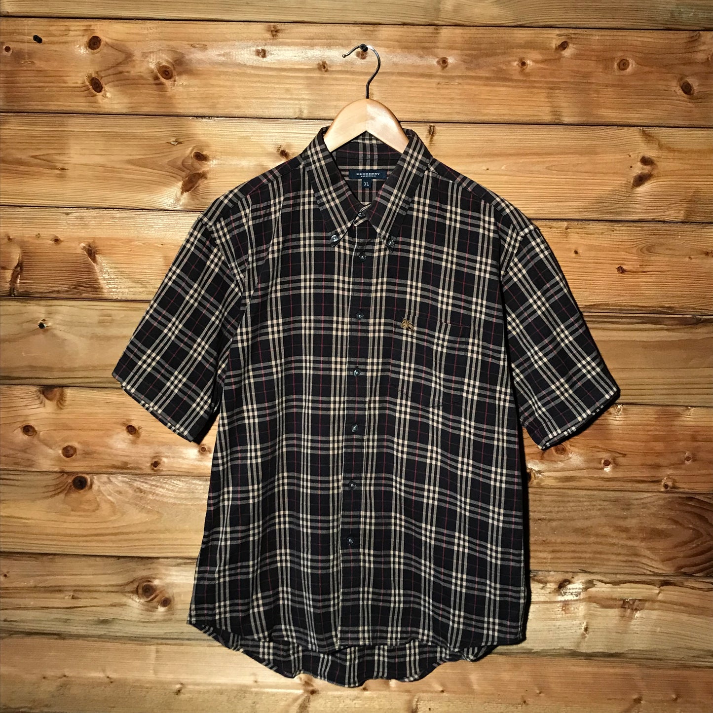 Burberry Nova Check Pattern short sleeve button up shirt