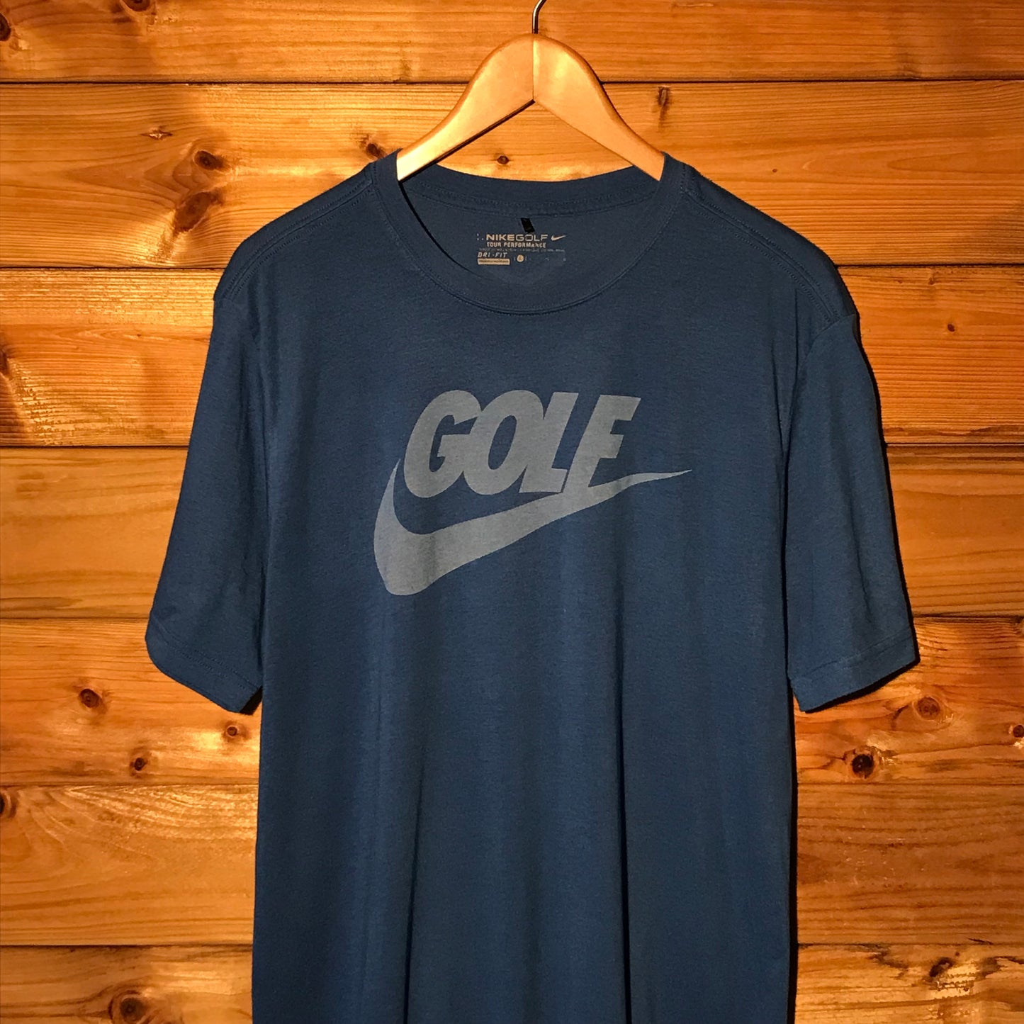 2015 Nike Golf Centre Swoosh Spellout t shirt