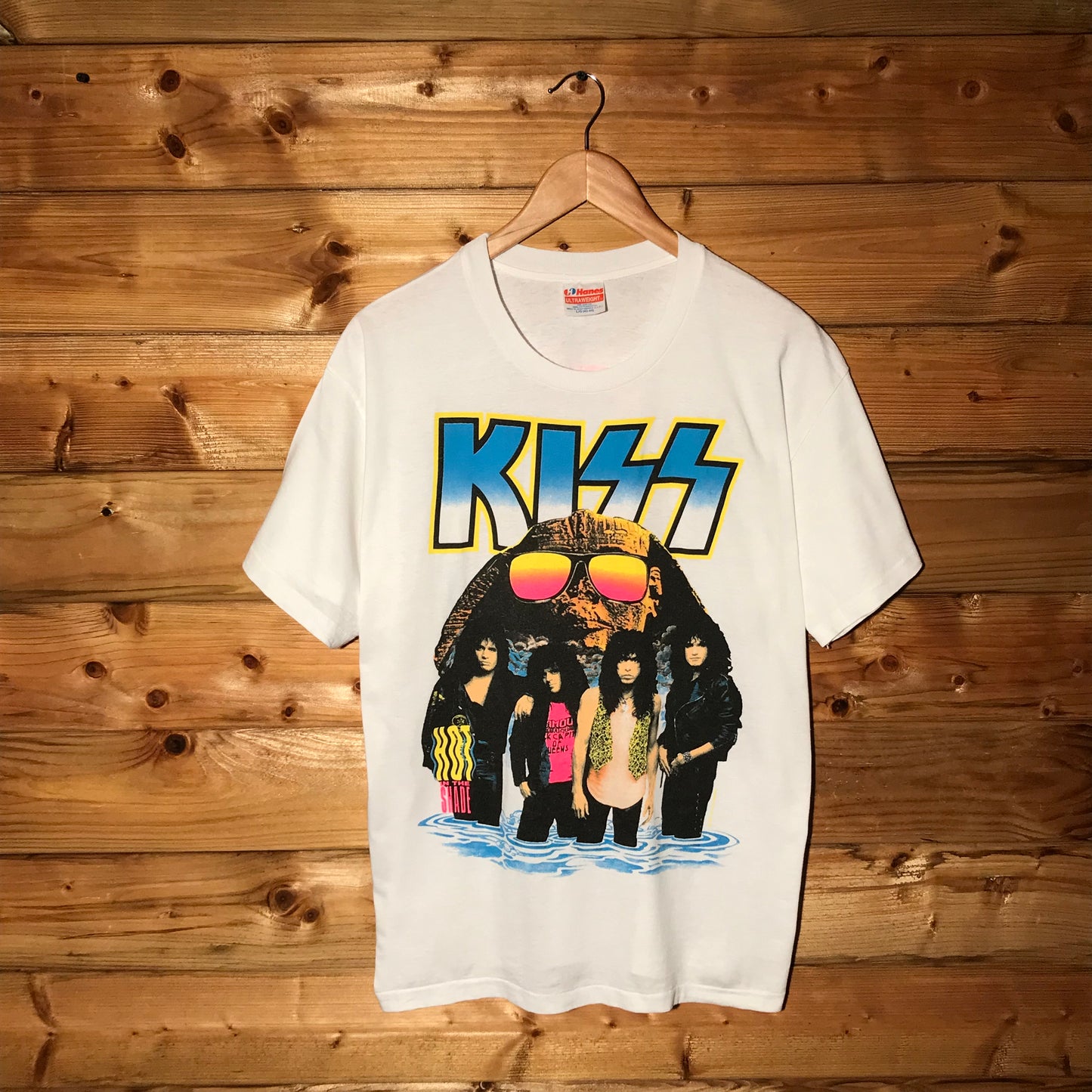 1990 Kiss Hot in The Shade World Tour t shirt