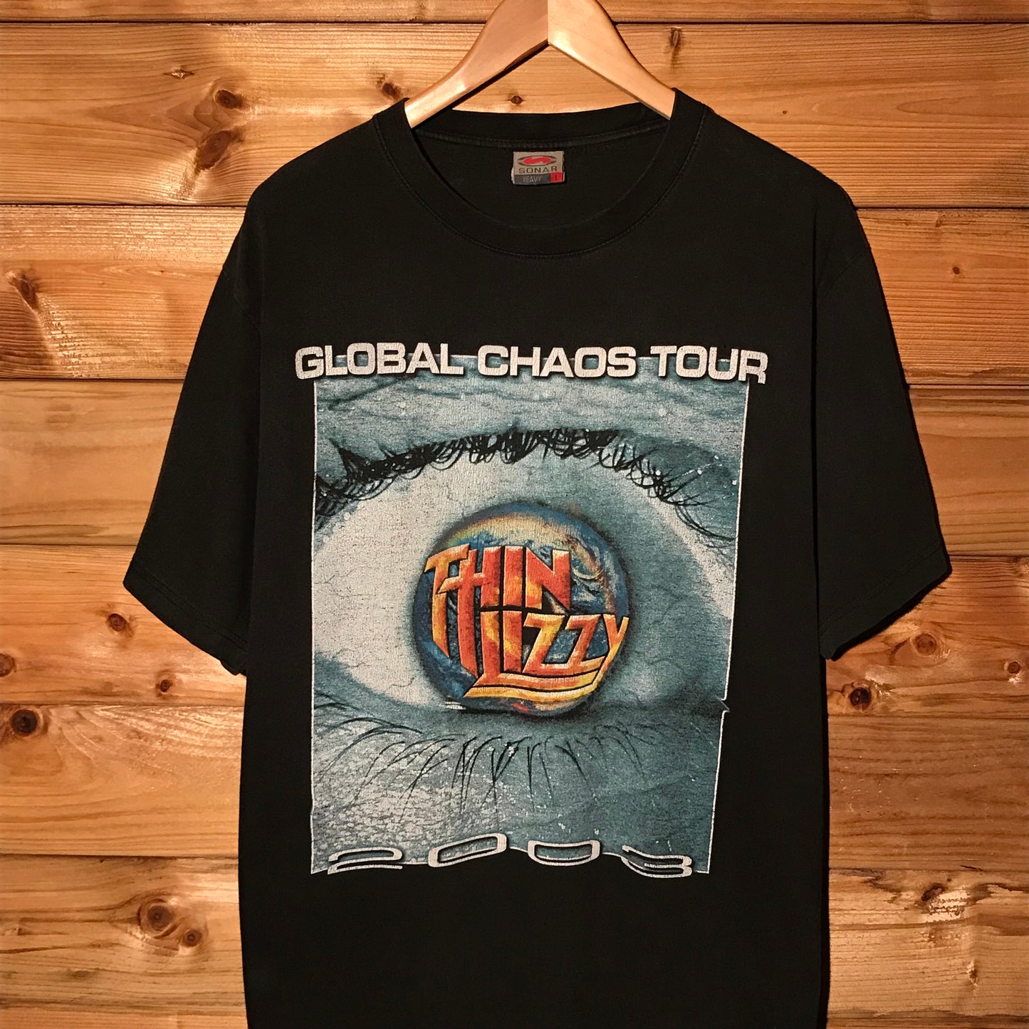 2003 Thin Lizzy Global Chaos World Tour t shirt