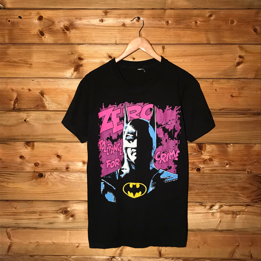 1989 Batman Zero Tolerance For Crime t shirt