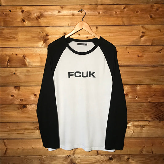 French Connection FCUK Spellout long sleeve t shirt