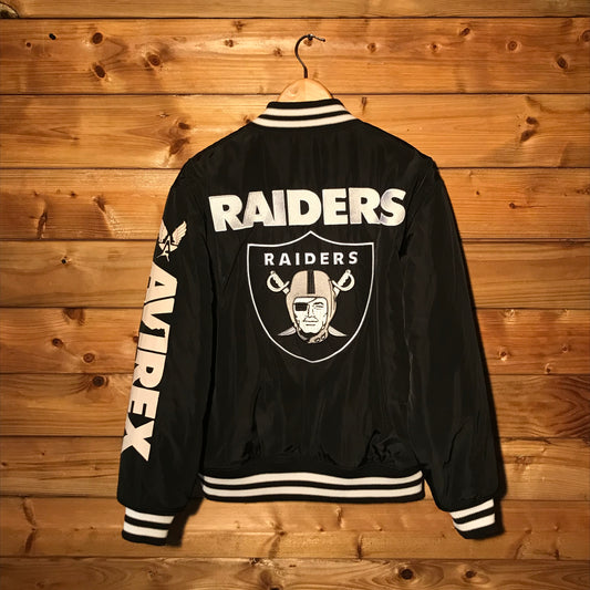 Avirex x NFL Las Vegas Raiders bomber jacket