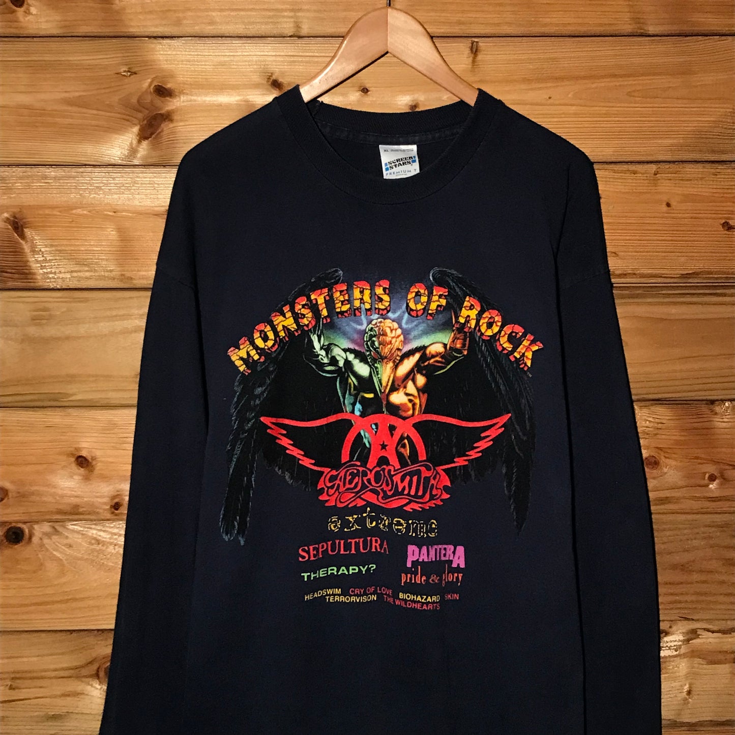 1994 Monsters Of Rock Festival Donington Park long sleeve t shirt