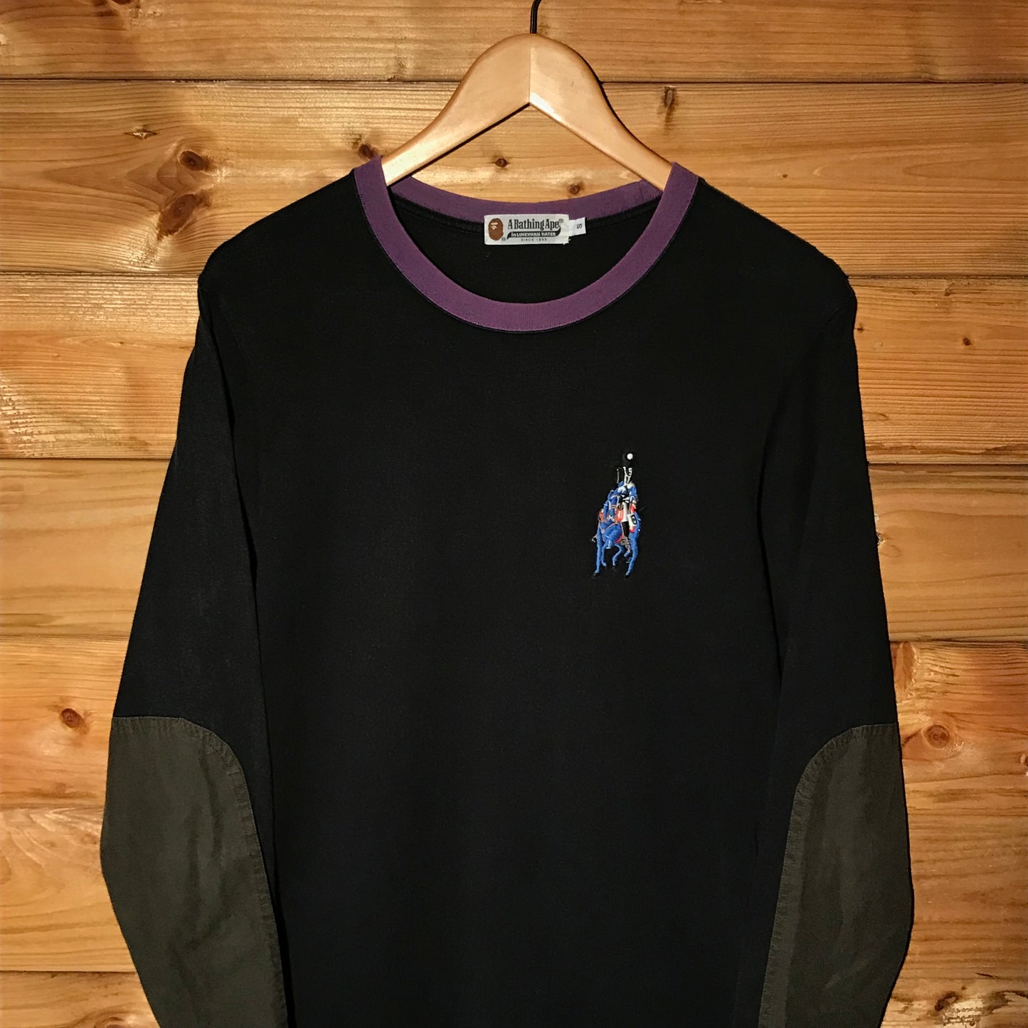 Bape, A Bathing Ape Polo Ralph Lauren Parody long sleeve t shirt